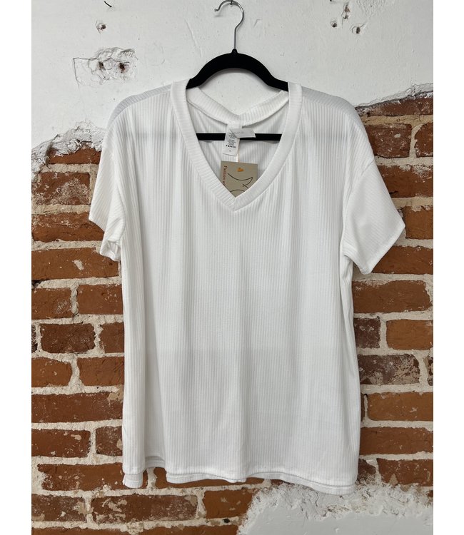 ribbed oversize top
