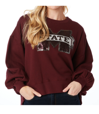 Mississippi State Sequin Pullover