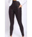 Highwaist foil legging w/side pocket