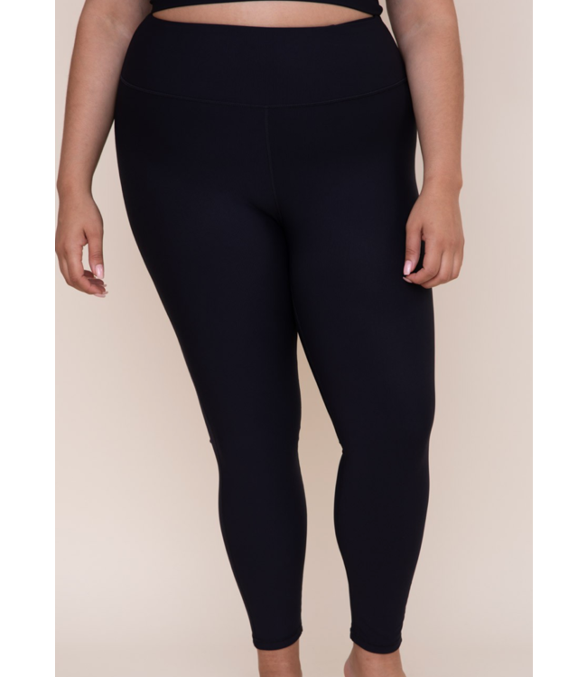 micro ribbed Hi Waist Legging