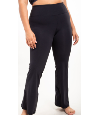 Mono B Lycra High Waist Flare Legging