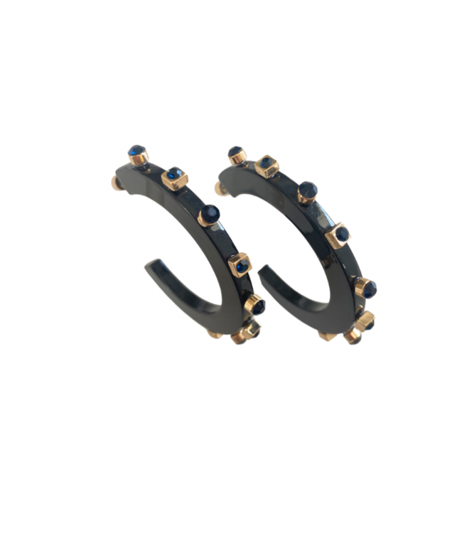 City Girl Jewel Hoop, Lrg