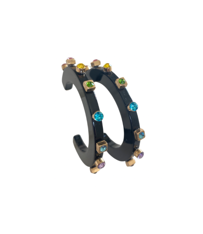 City Girl Jewel Hoop, Small