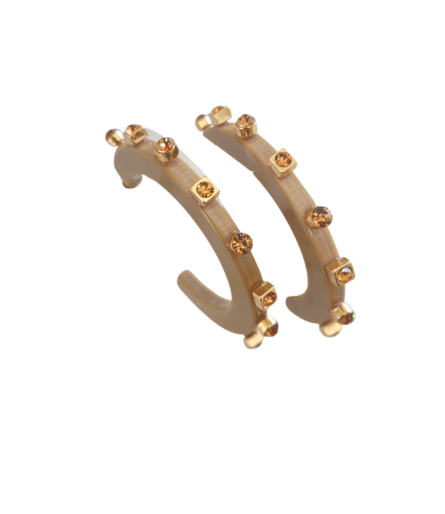 City Girl Jewel Hoop, Small