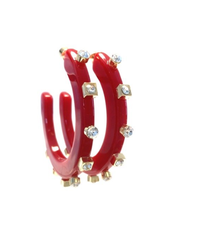 City Girl Jewel Hoop, Small