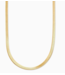 Herringbone Necklace 18k gld vml