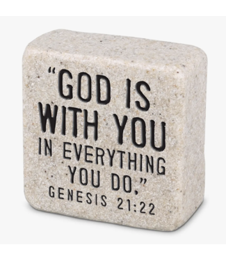 Scripture Stone Block Square