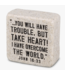 Scripture Stone Block Square