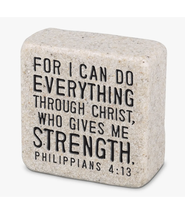 Scripture Stone Block Square