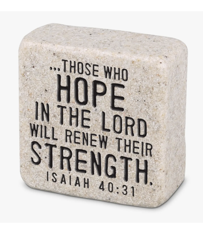 Scripture Stone Block Square