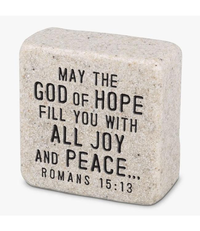 Scripture Stone Block Square