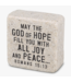 Scripture Stone Block Square