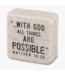 Scripture Stone Block Square