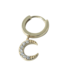 MO moon dangle hoop