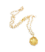 Gold Plated Figure 8 Chain with Tiny Jerusalem Necklace