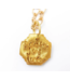 Gold Plated Figure 8 Chain with Tiny Jerusalem Necklace