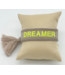 DREAMER neon taupe woven bracelet