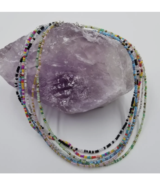 MMJ188 Boho Beaded Necklace