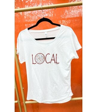 Julio Designs Local Map Graphic Tee