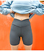 P6222 ribbed biker shorts