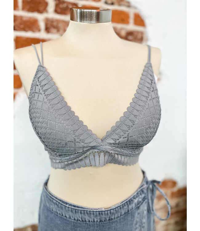 FT0720 Lace Bralette Longline Silhouette