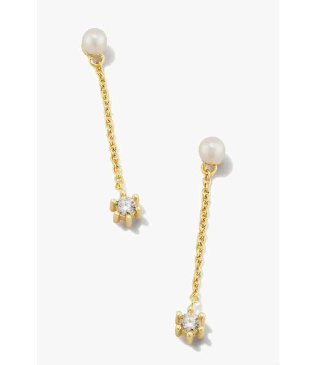 Leighton Pearl Linear Earrings