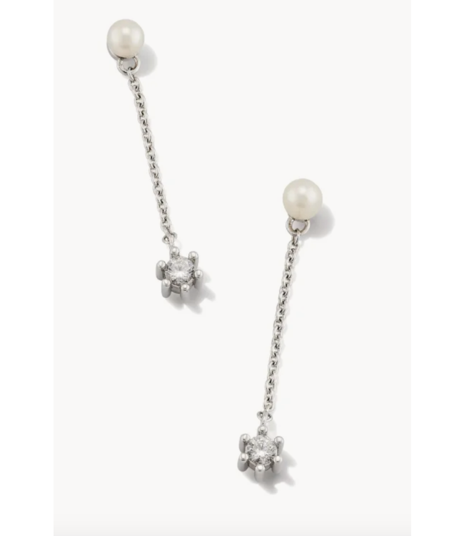 Leighton Pearl Linear Earrings