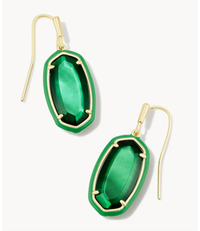 DANI Enamel Frame Drop Earring