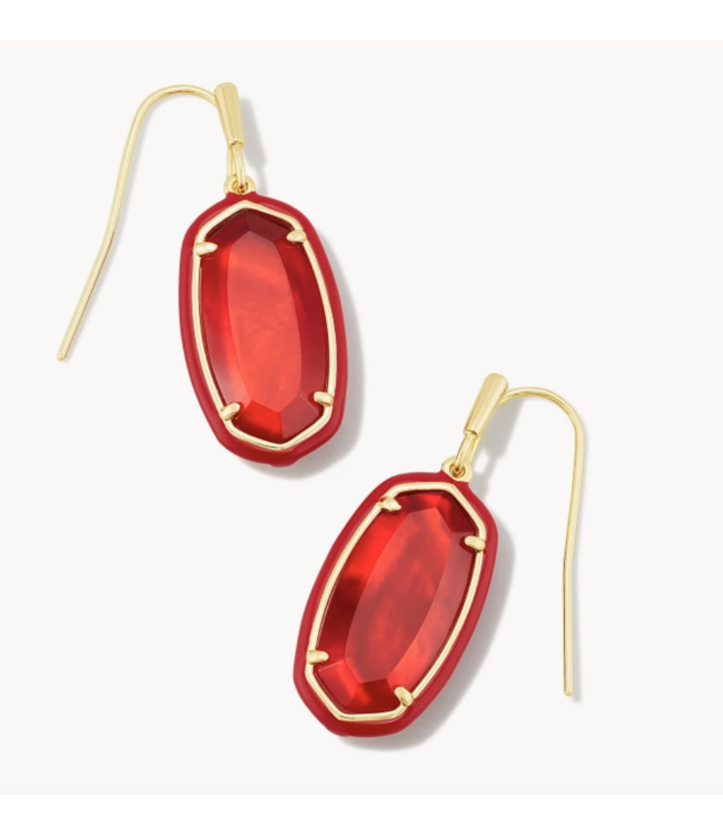 DANI Enamel Frame Drop Earring