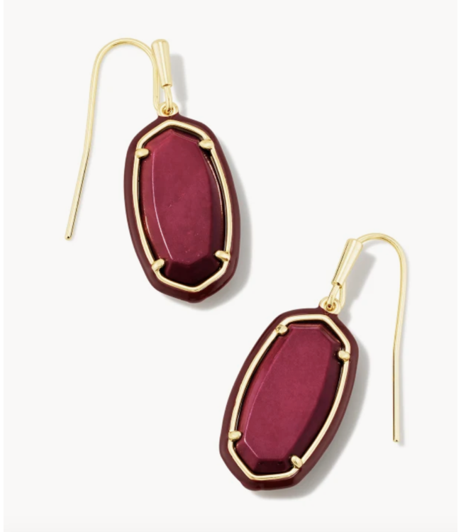 DANI Enamel Frame Drop Earring