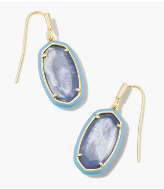 DANI Enamel Frame Drop Earring