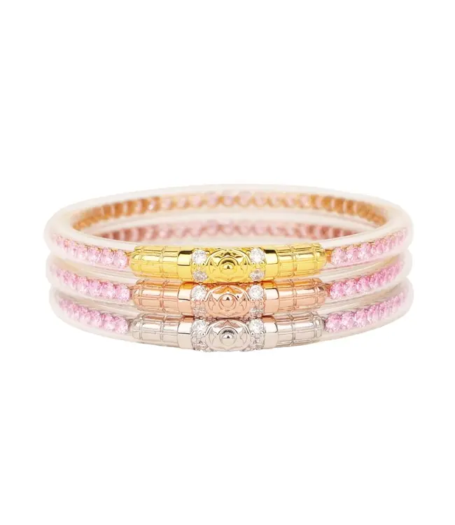 Crystal All Weather Bangles Set/3 3 Queens