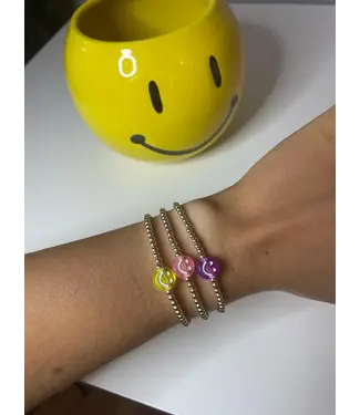 Happy Face Stretch Bracelet