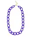 Zenzii Link Long Necklace Small Glass Beads
