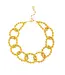Matte Resin Beaded Link Collar Necklace