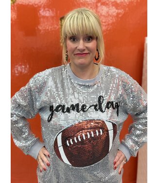 Simply Southern Sequin Gameday Sweatshirt