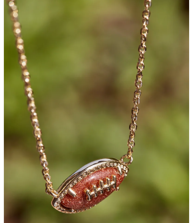 Football Short Pendant Necklace