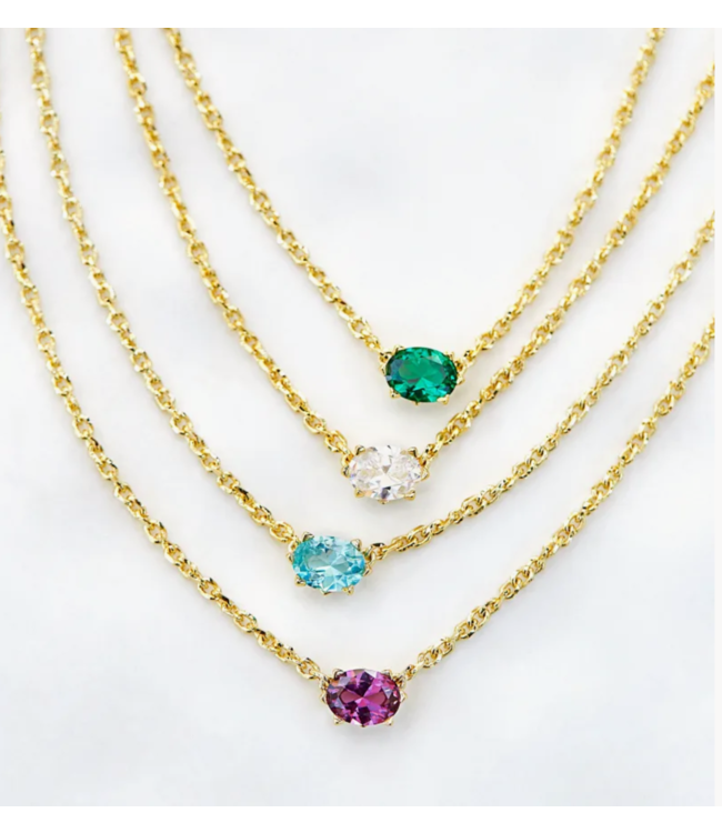 Cailin Crystal Pendant Necklace