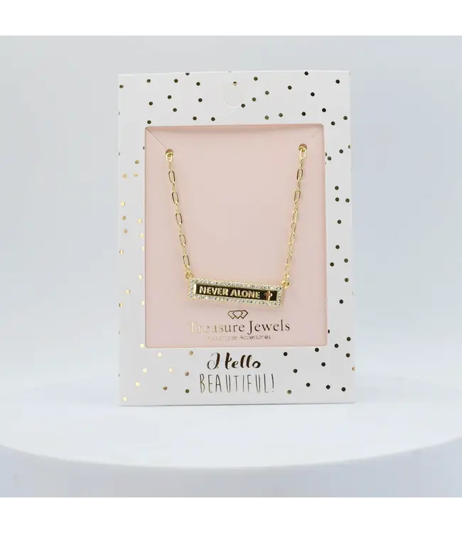 Never Alone Gold Neck