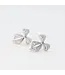 Silver Twinkle Bow Ear