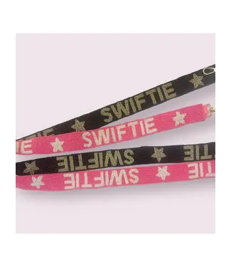 PINK SWIFTIE Beaded Bag Strap
