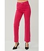 hi rise raw hem straight denim