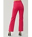 hi rise raw hem straight denim