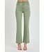 hi rise raw hem straight denim
