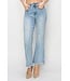hi rise step hem crop flare jeans