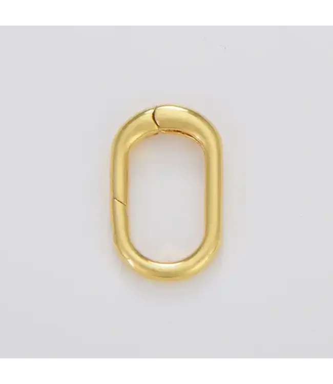 Carabiner Spring Push Clasp Charm