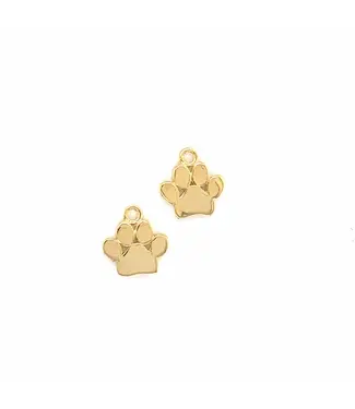 The Bead Bazaar dog paw charm