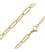 4mm paperclip chain neck