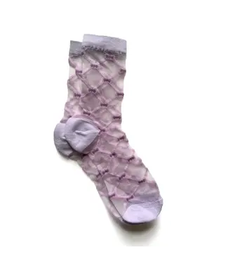Rainbow Unicorn Birthday Surprise mara mesh socks lavender