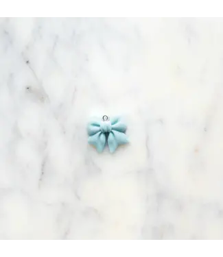 Little Stacks Large Blue Bow Charm